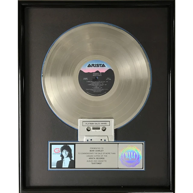 Kenny G Duotones RIAA Platinum Album Award