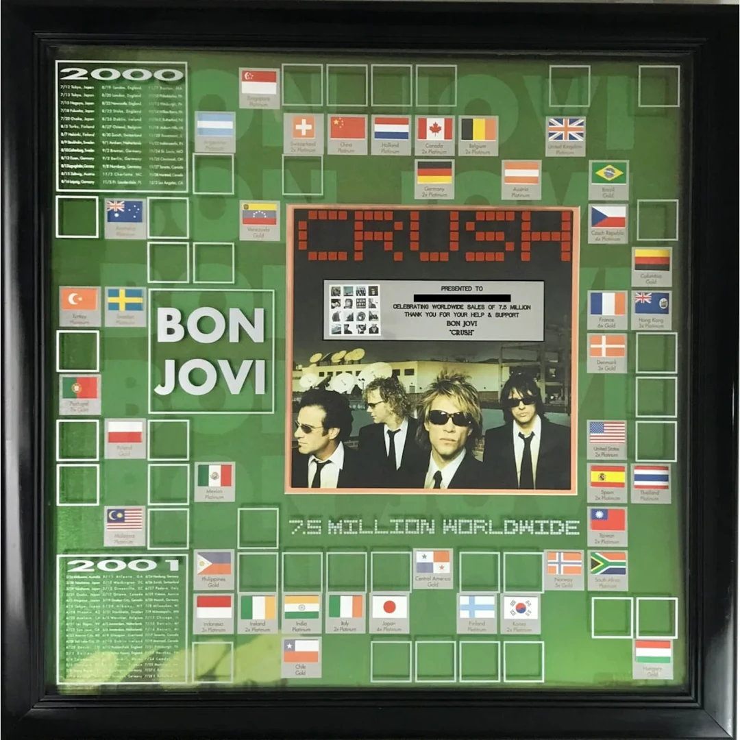 Bon Jovi Crush Artist Management Record/Tour Award
