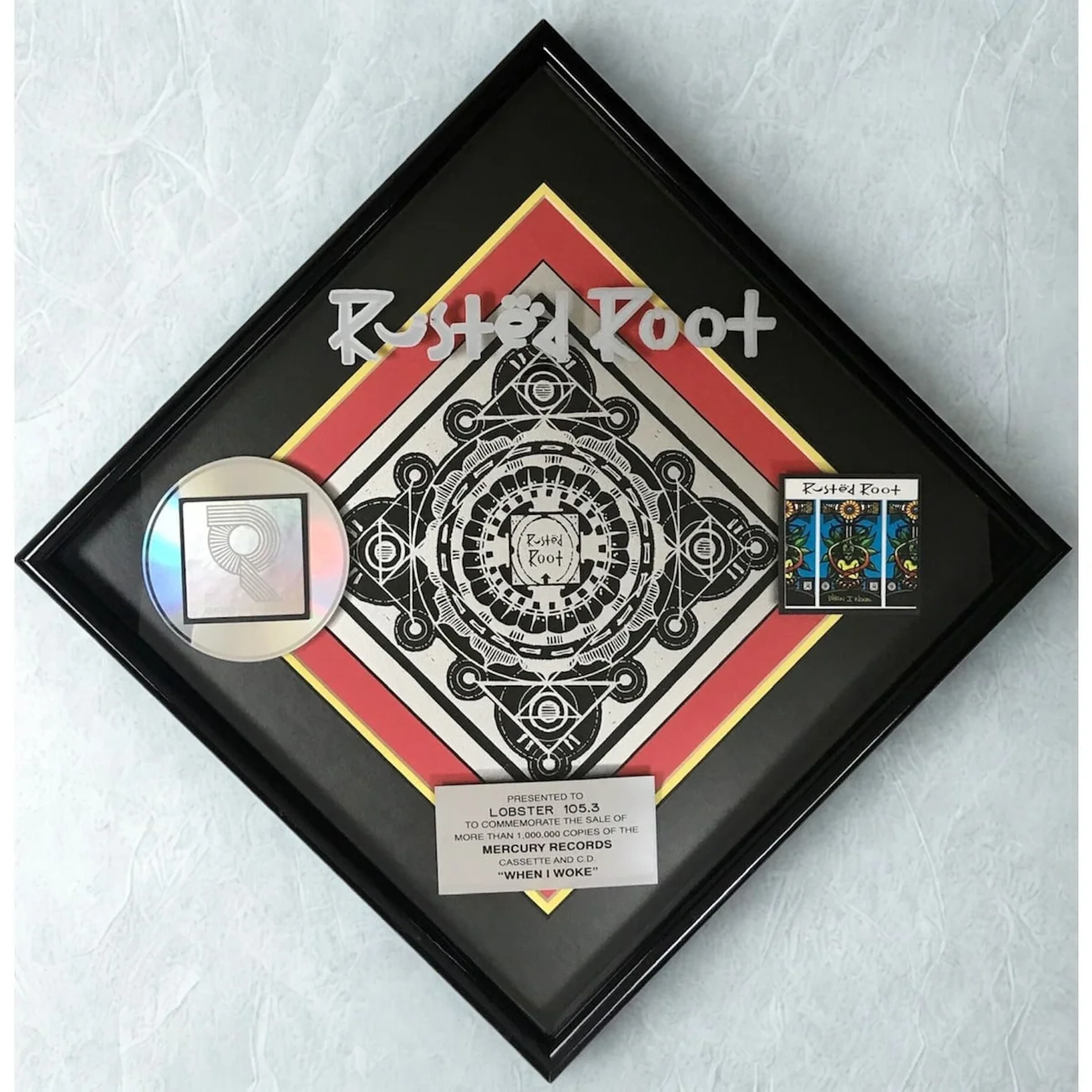 Rusted Root When I Woke RIAA Platinum Album Award