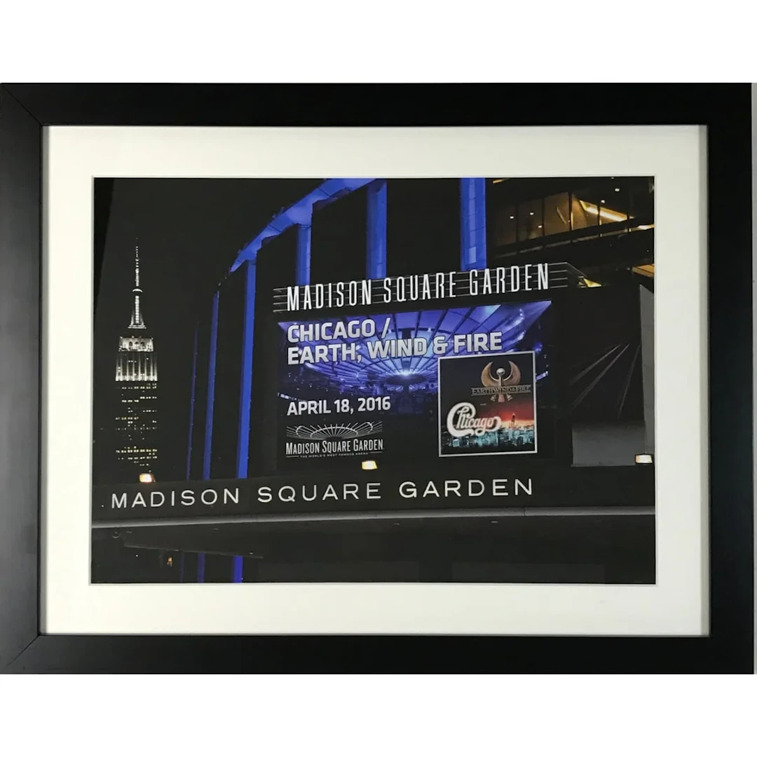 Earth Wind & Fire + Chicago 2015 MSG NY Photo - Framed