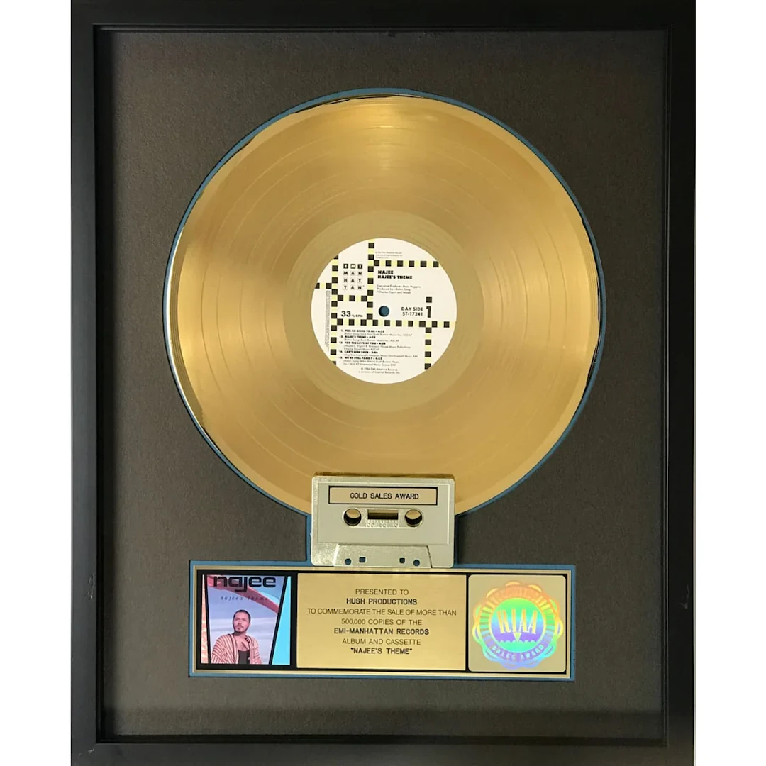 Najee Najee's Theme RIAA Gold Album Award