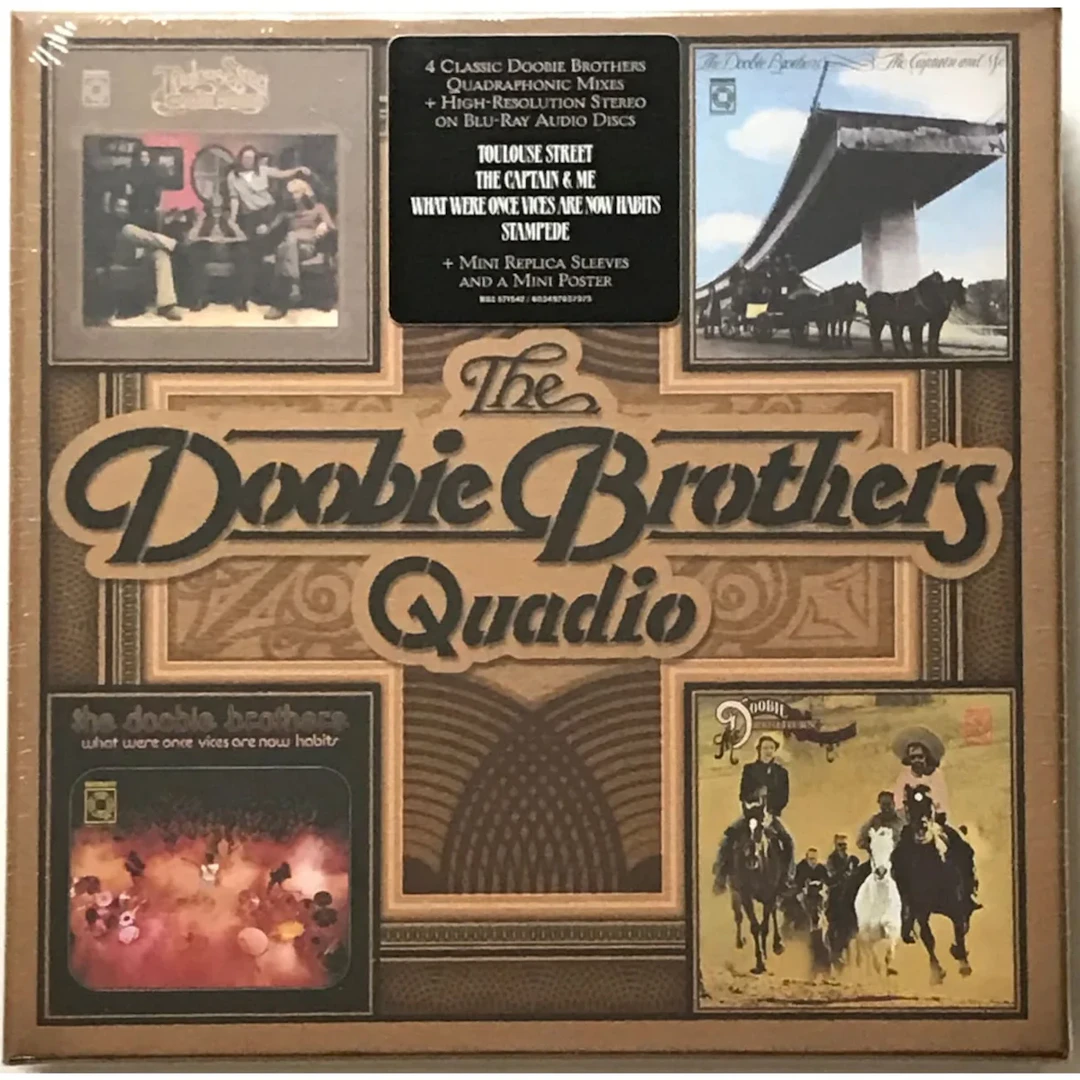 The Doobie Brothers Quadio Sealed Box Set 4-BluRay Audio Discs (2020)