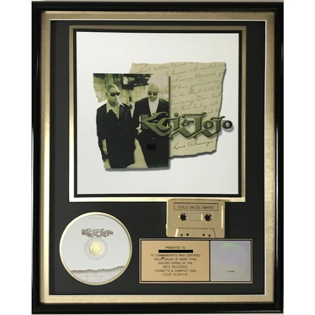 K-Ci & JoJo Love Always RIAA Gold Album Award