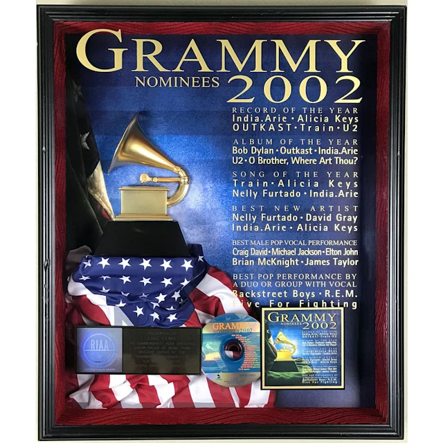 Grammy 2002 Nominees RIAA Gold Album Award