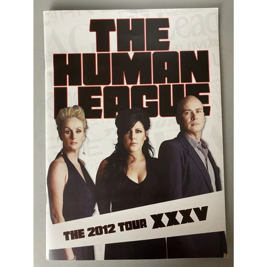 The Human League 2012 Concert Tour Program w/ Ticket