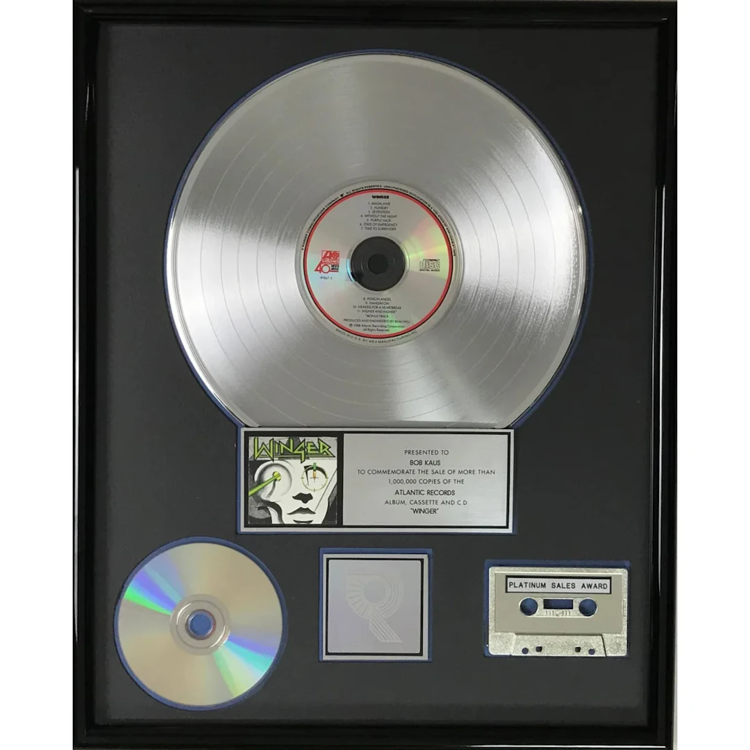 Winger debut RIAA Platinum Album Award
