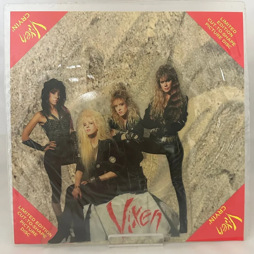 Vixen "Cryin'" 1988 UK Import 7" Picture Disc Limited Edition MTPD60