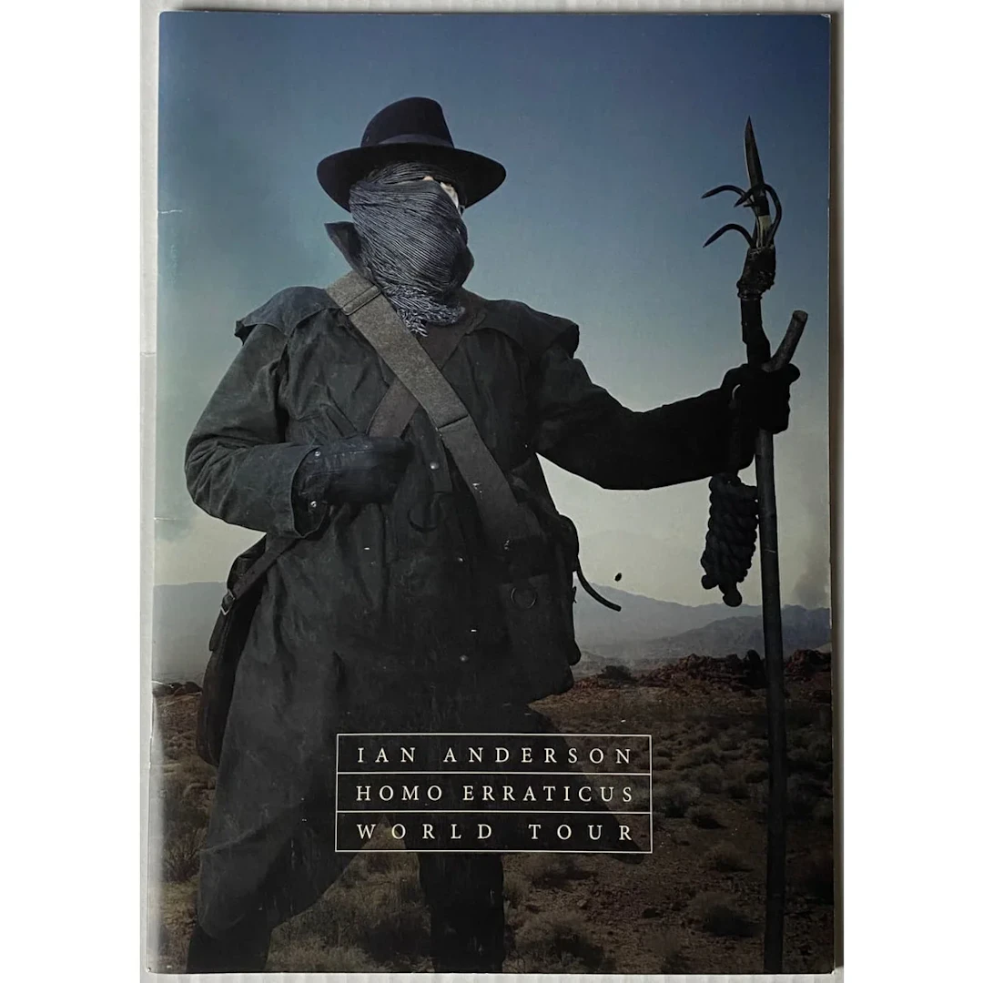 Ian Anderson 2014 Homo Erraticus World Tour Program