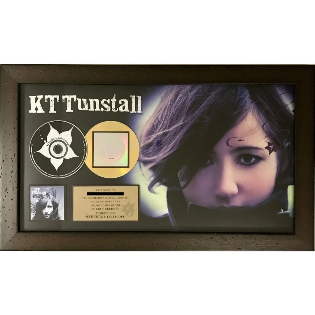 KT Tunstall Eye To The Telescope RIAA Gold Album Award