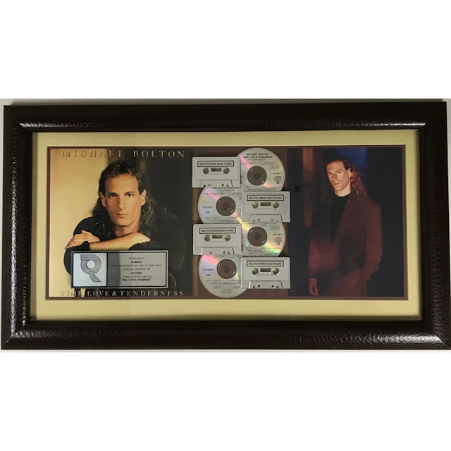 Michael Bolton Time, Love & Tenderness RIAA Special 4x Multi-Platinum