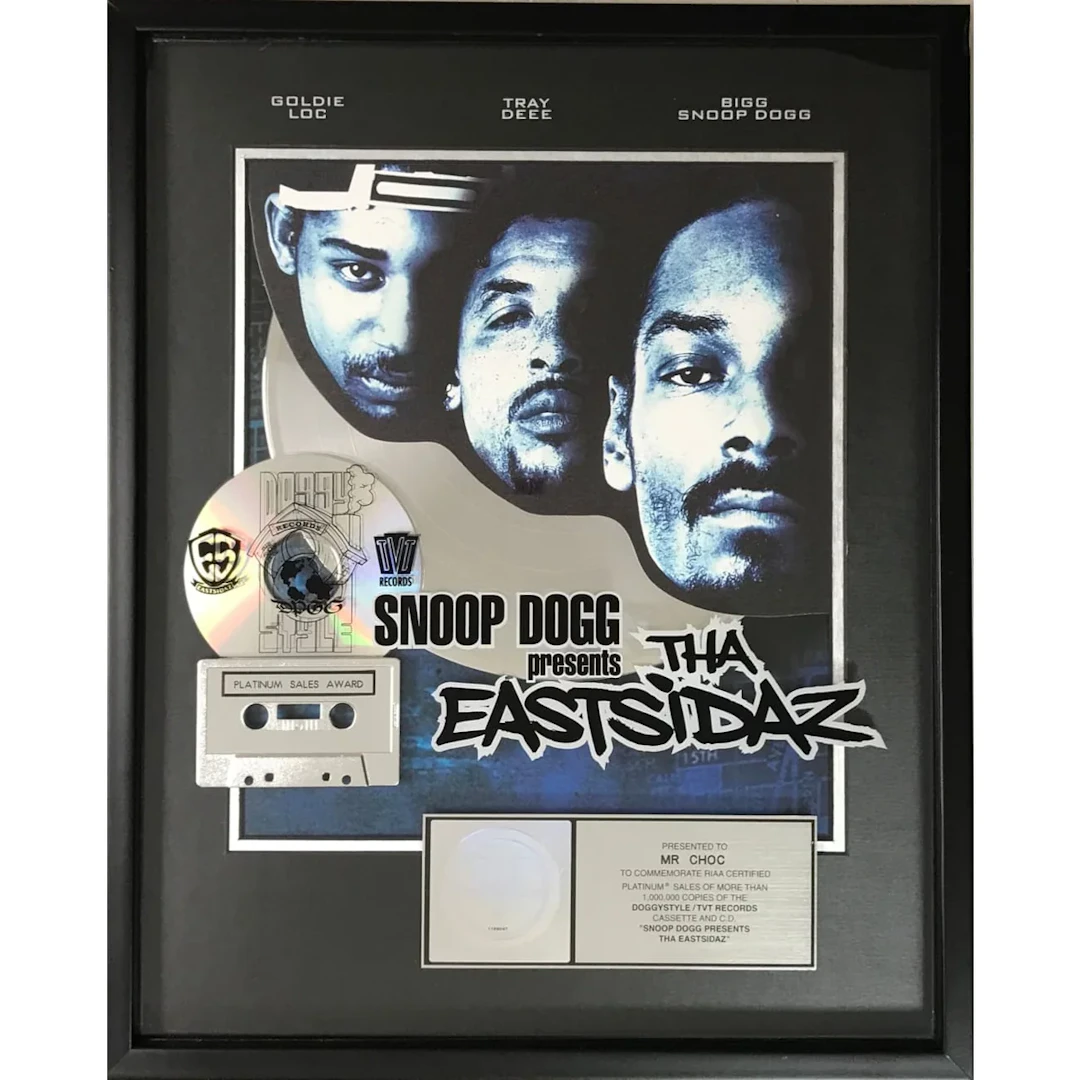 Snoop Dogg Presents Tha Eastsidez RIAA Platinum Album Award