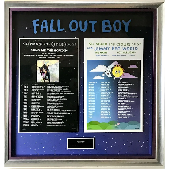 Fall Out Boy, Jimmy Eat World "So Much For (Tour) Dust" Tour Award