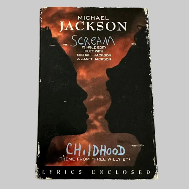 Michael Jackson & Janet Jackson "Scream" 1995 European Import Cassingle