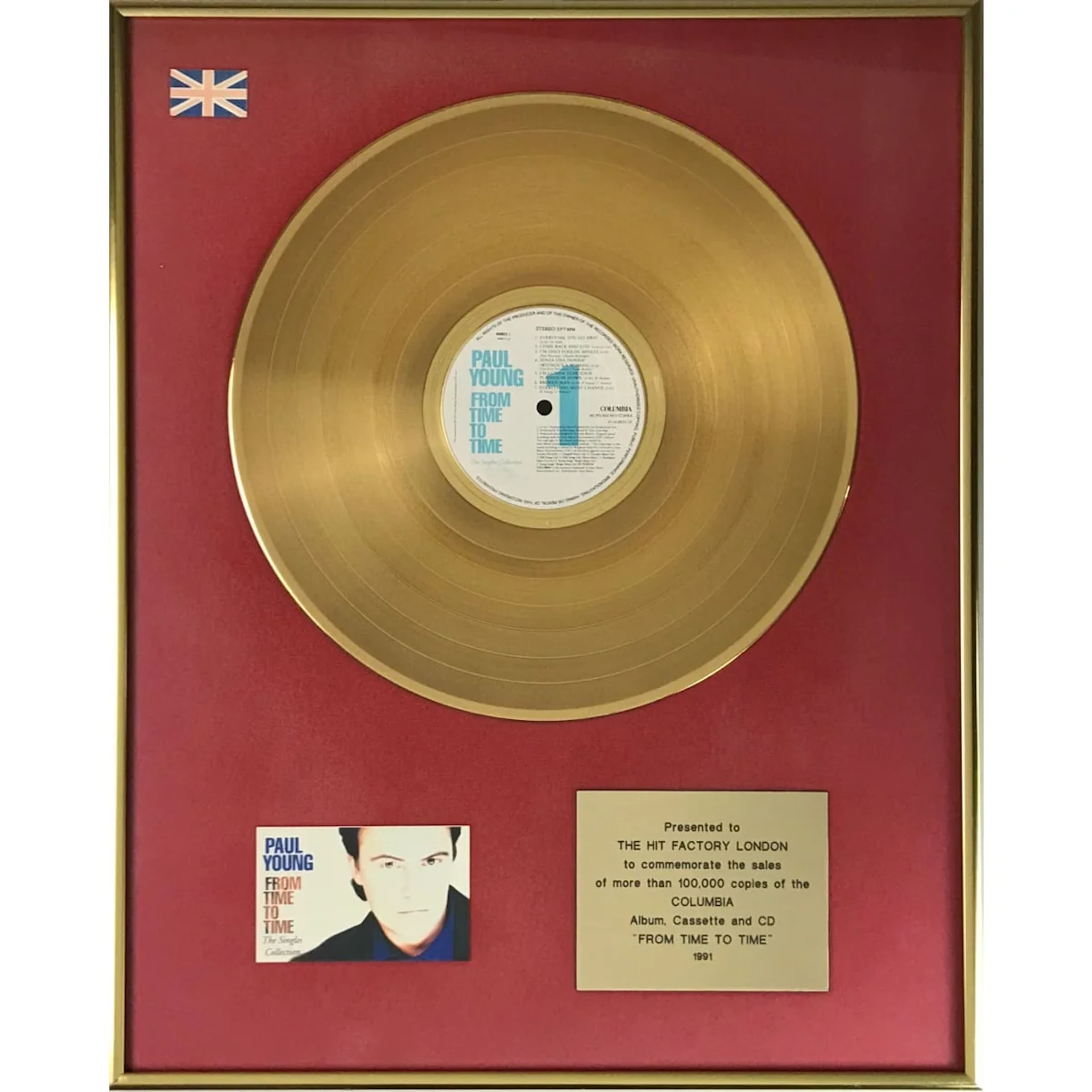 Paul Young From Time To Time: The Singles Collection Columbia Records