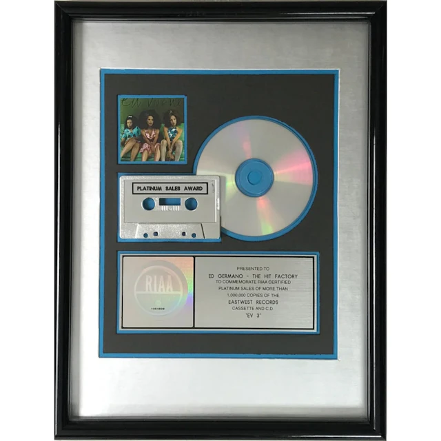 En Vogue EV3 RIAA Platinum Album Award