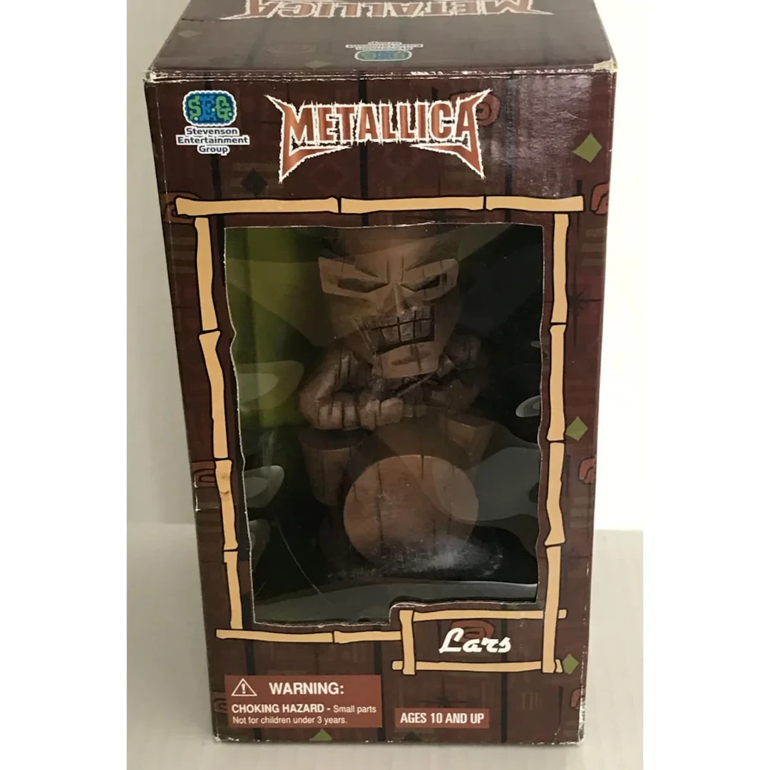 Metallica Lars Ulrich SEG 2005 Tiki Bobblehead In Box