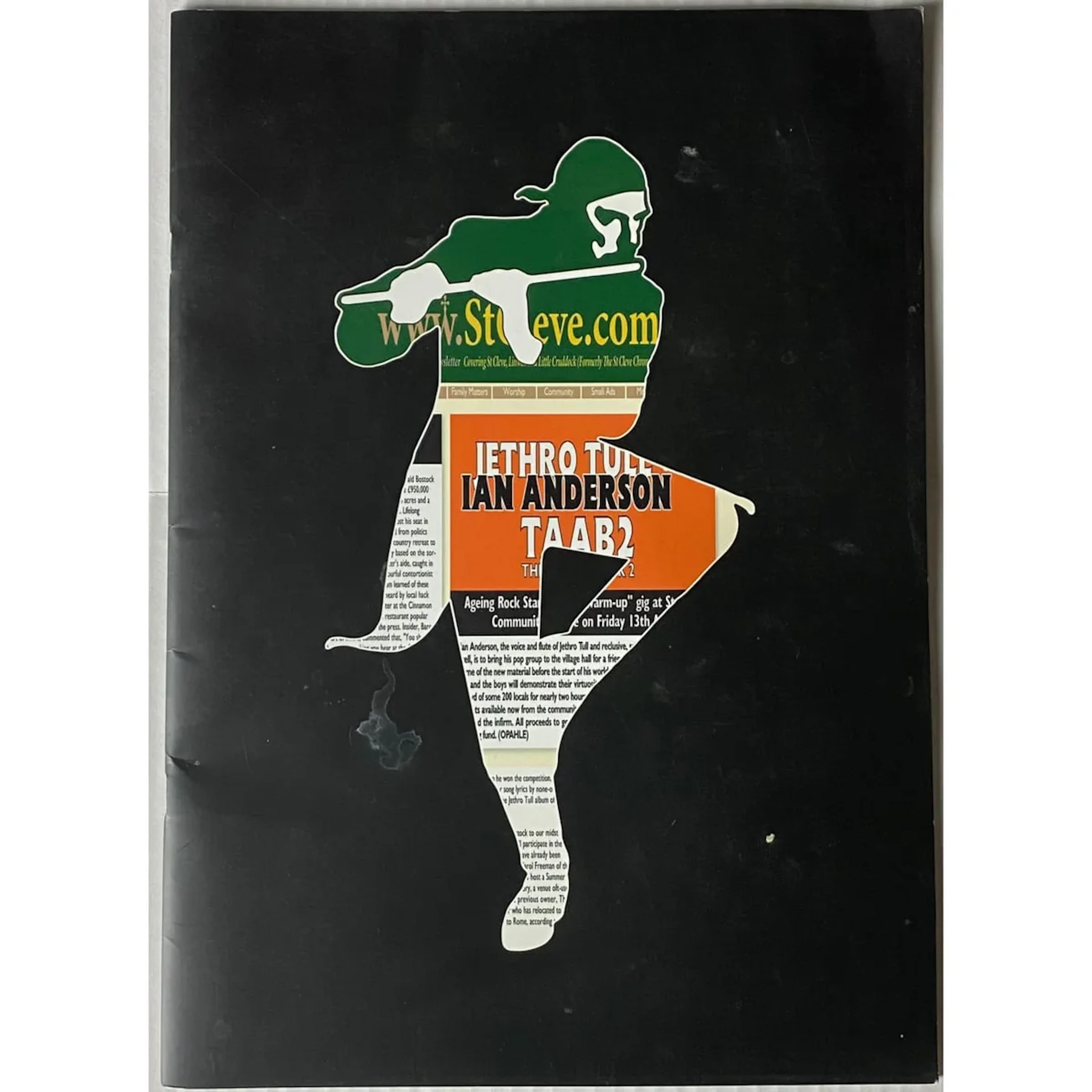 Ian Anderson 2012 Thick as a Brick Tour Program