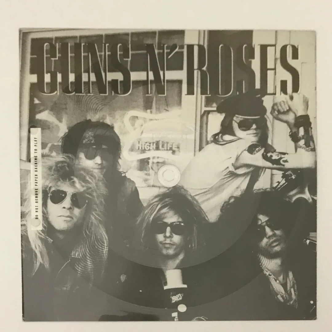 Guns N' Roses Appetite For Destruction Sampler 1987 7" Flexi-disc