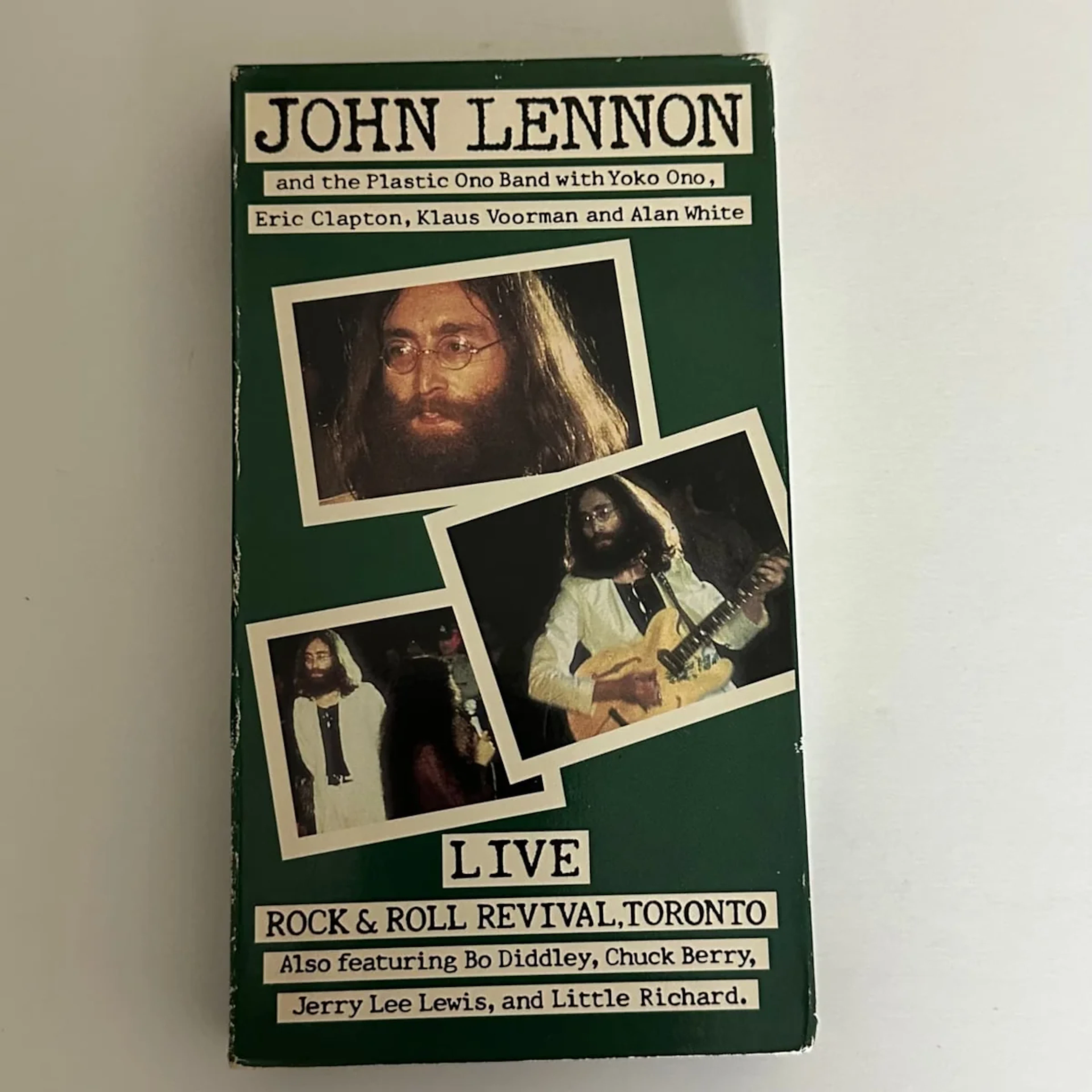 John Lennon Live Rock & Roll Revival Toronto VHS 1989 HBO Video 0276