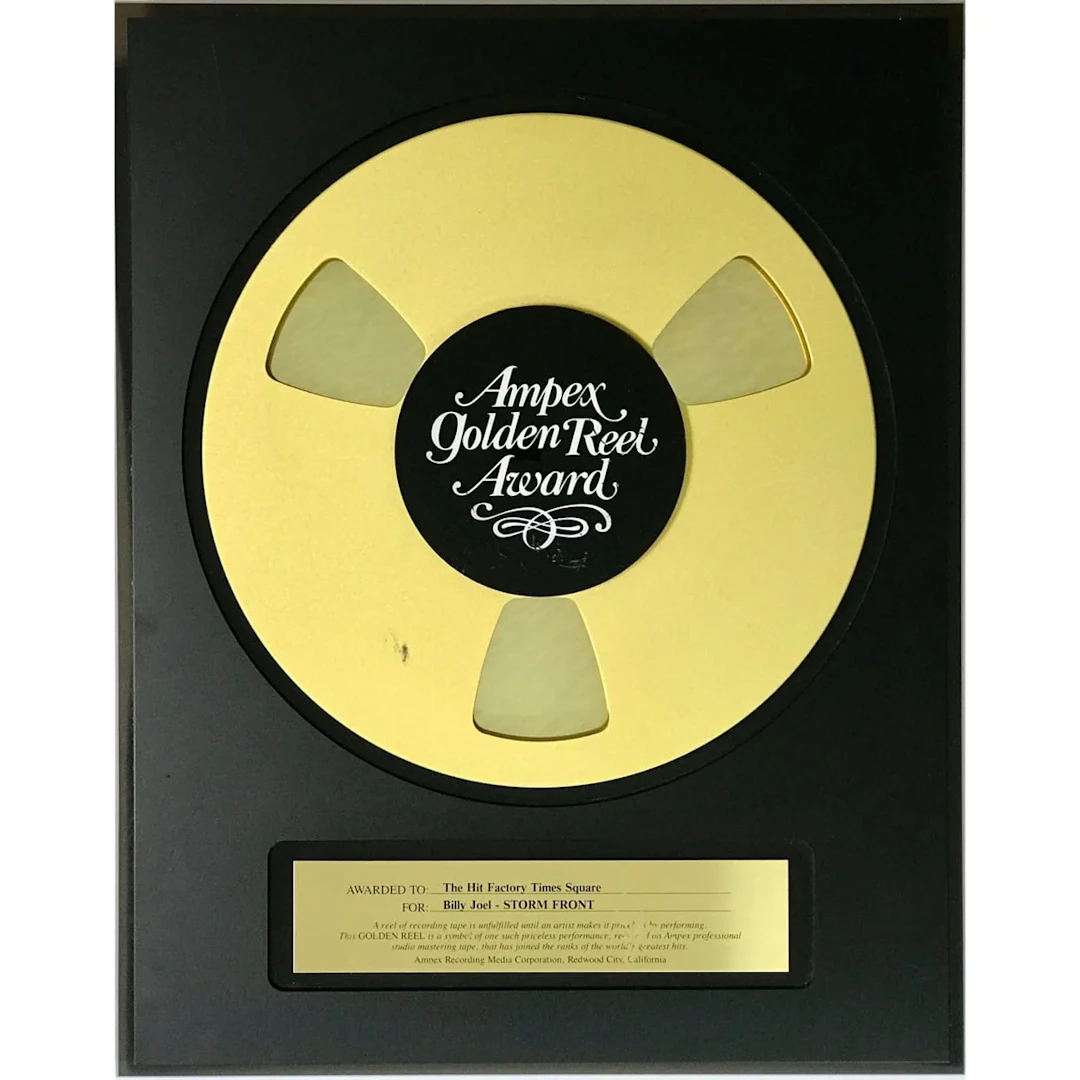 Billy Joel Storm Front album Ampex Golden Reel Award