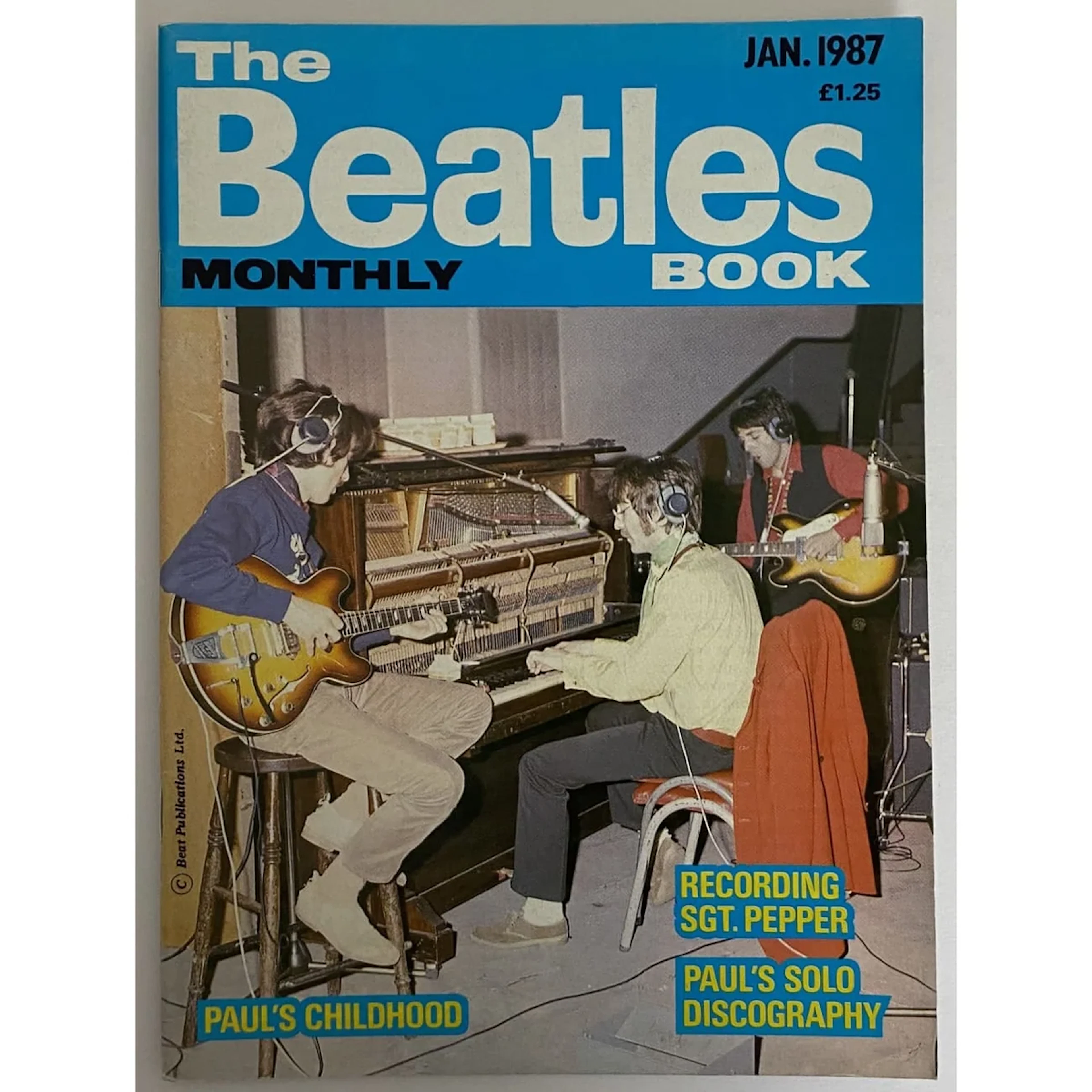 Beatles Book Monthly Magazines 1987 Issues - original 3rd era - sold