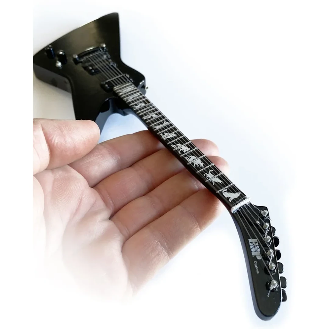 Metallica James Hetfield ESP "Man To Wolf" Mini Guitar Replica