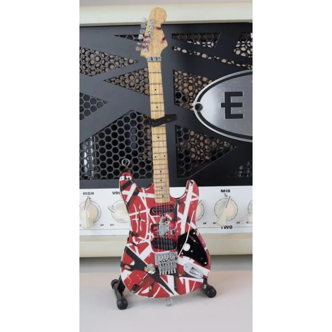 Van Halen EVH "Frankenstein" Mini Guitar Replica