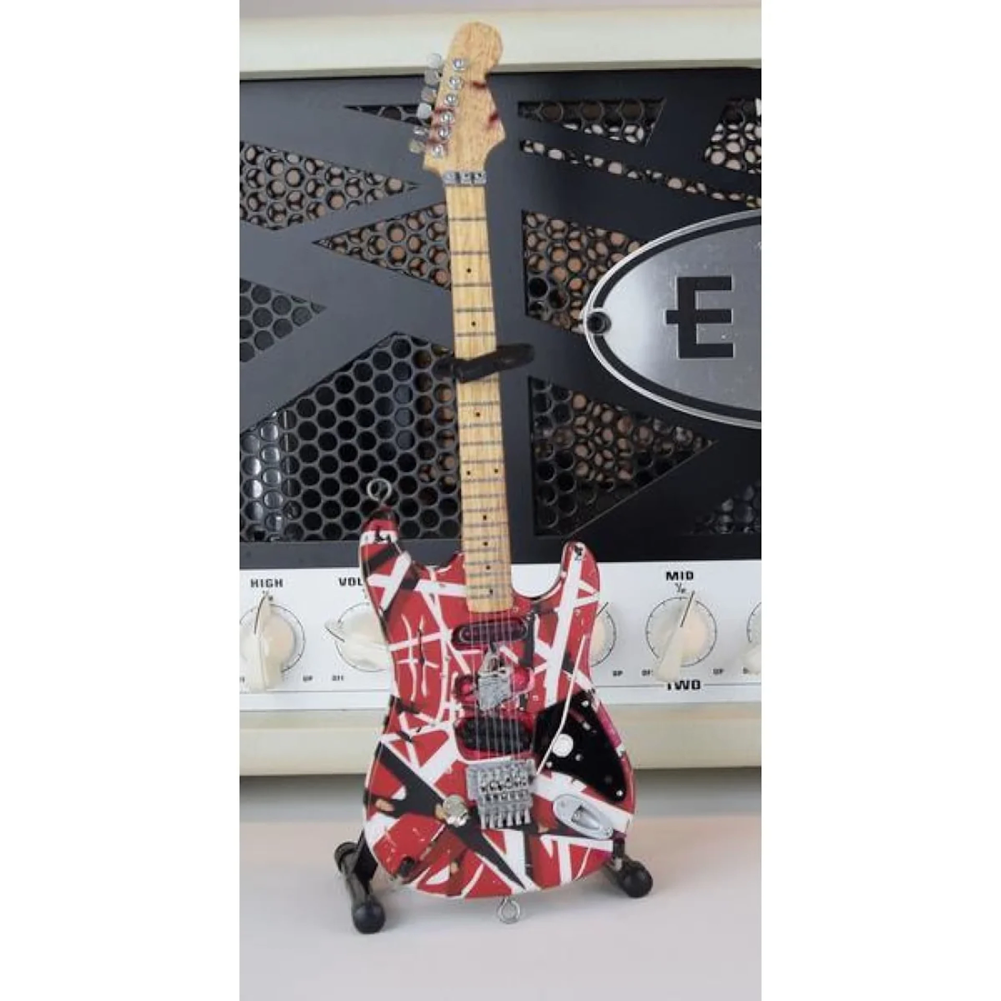 Van Halen EVH "Frankenstein" Mini Guitar Replica