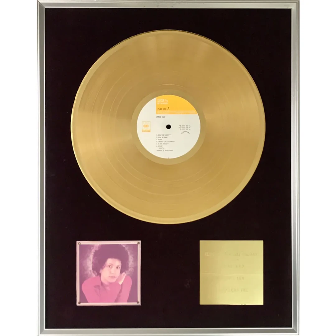 Janis Ian Greatest Hits 1970s CBS/Sony Records Award