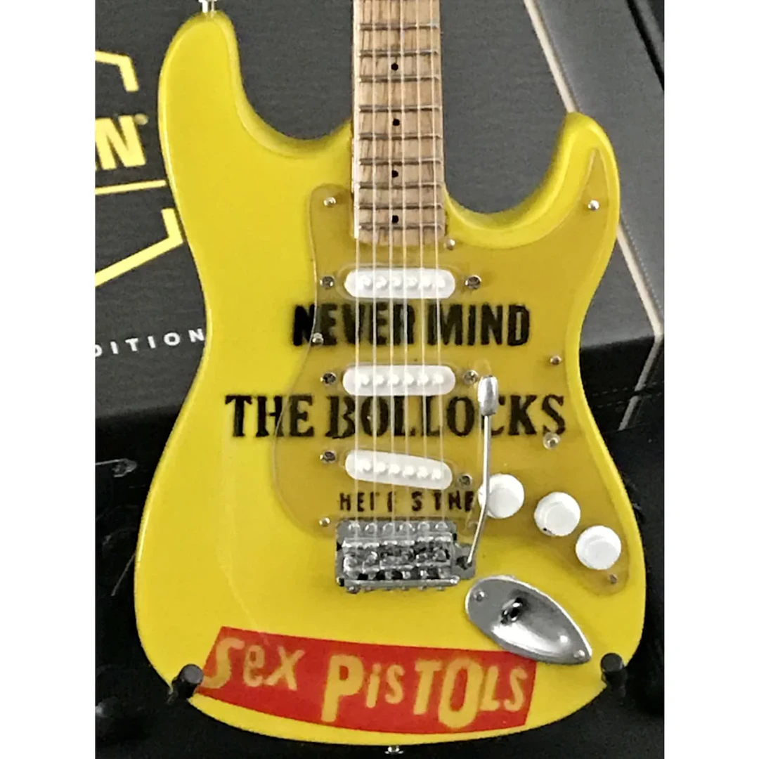 Sex Pistols Never Mind The Bollocks Mini Guitar Replica