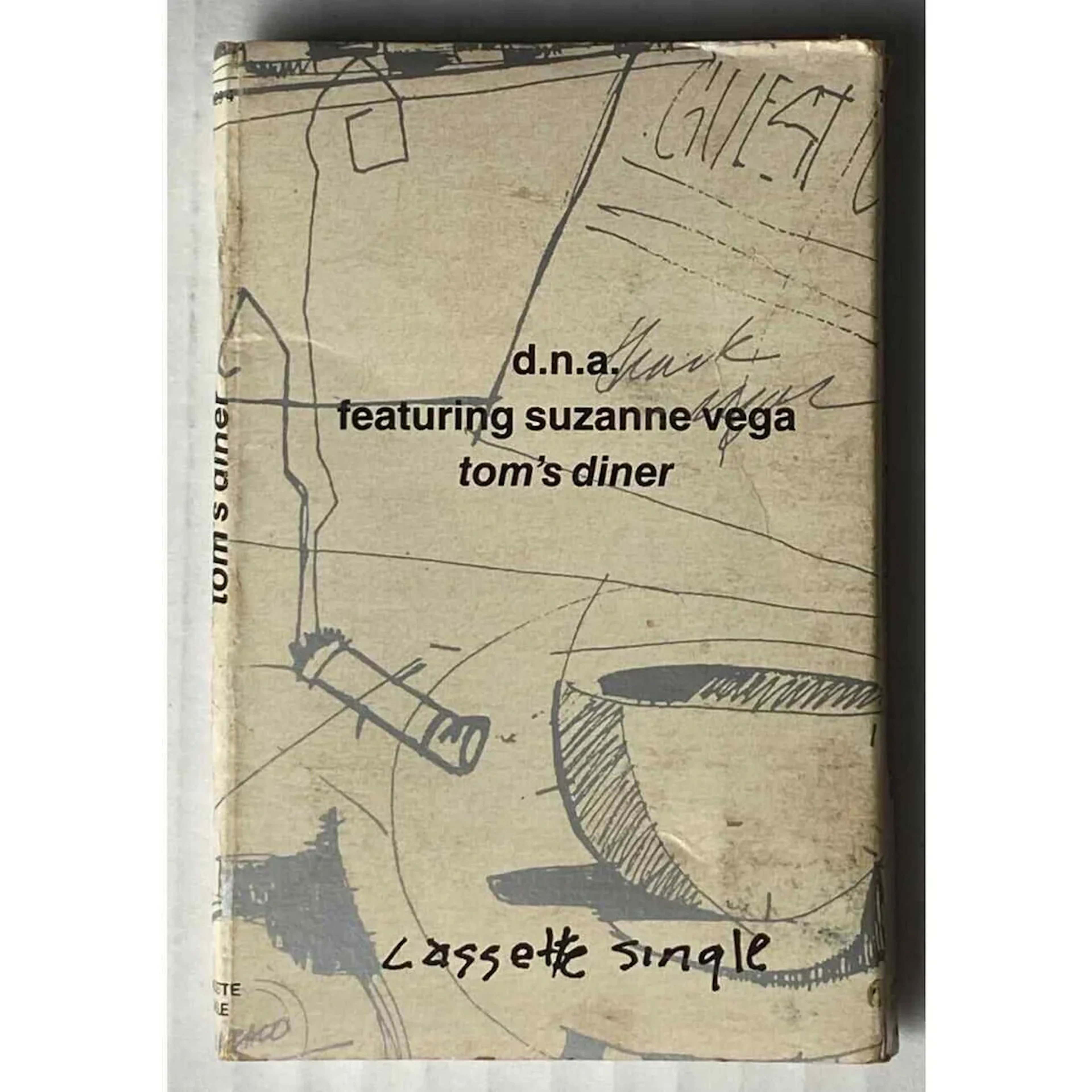 d.n.a. ft. Suzanne Vega "Tom's Diner" 1990 Cassette Single