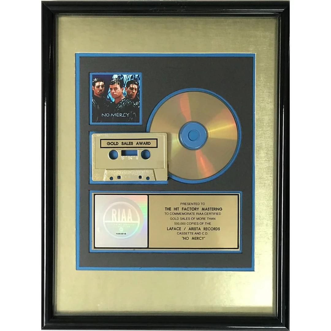 No Mercy debut RIAA Gold Album Award