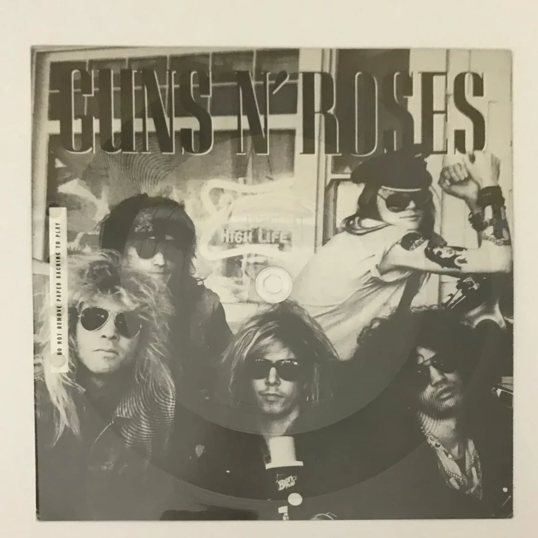 Guns N' Roses Appetite For Destruction Sampler 1987 7" Flexi-disc