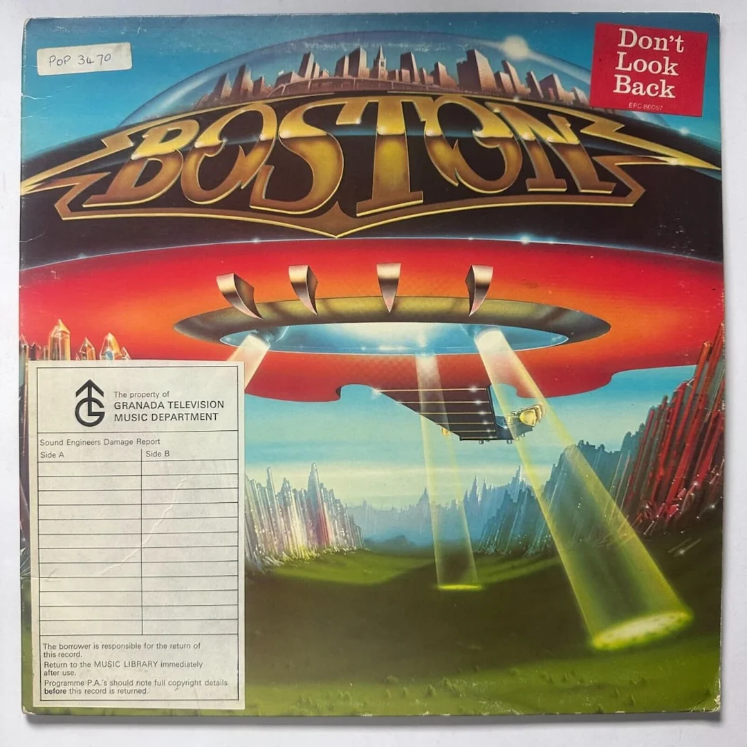 Boston Don't Look Back Vinyl UK 1978 S EPC86057