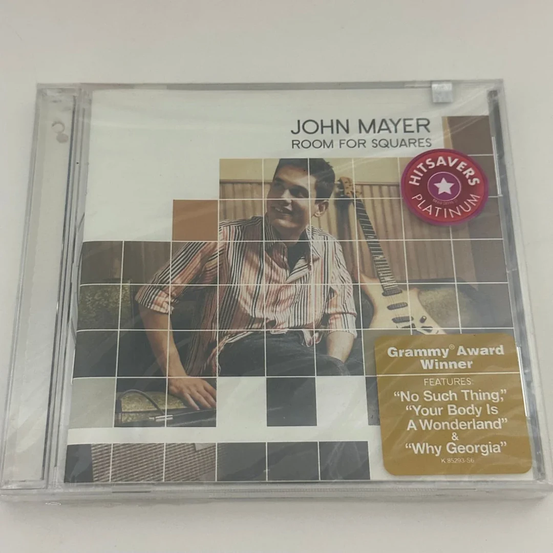 John Mayer Room For Squares 2001 Sealed CD Hype stickers CK 85293
