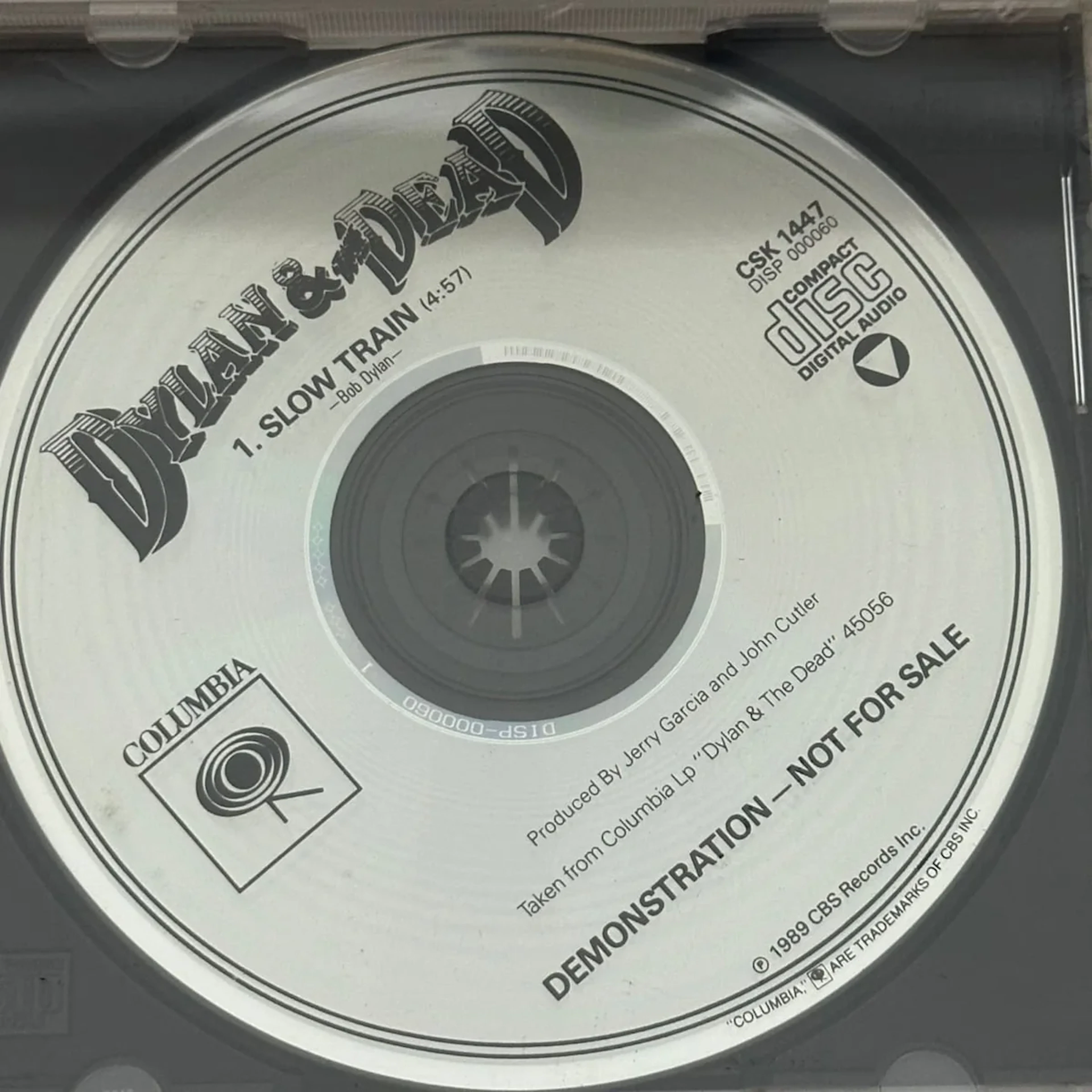 Dylan & The Dead "Slow Train" 1989 CD Sealed Demo CSK1447