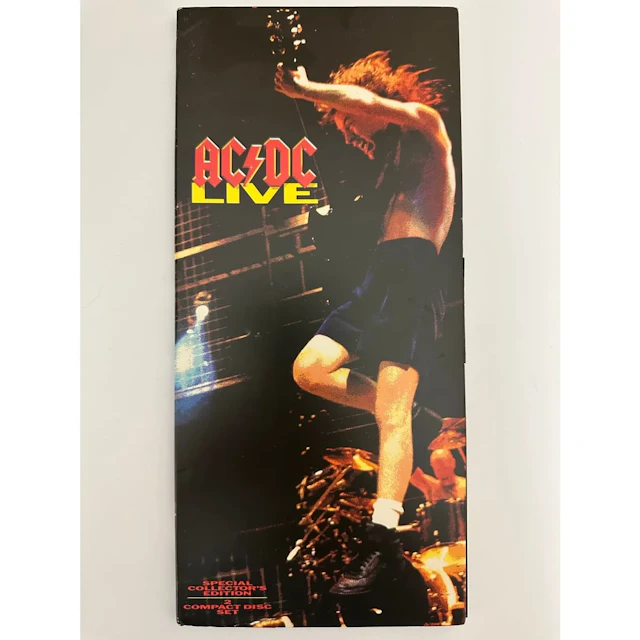 AC/DC Live Special Collector's Ed 2-CD Digipak Long Box + poster 1992