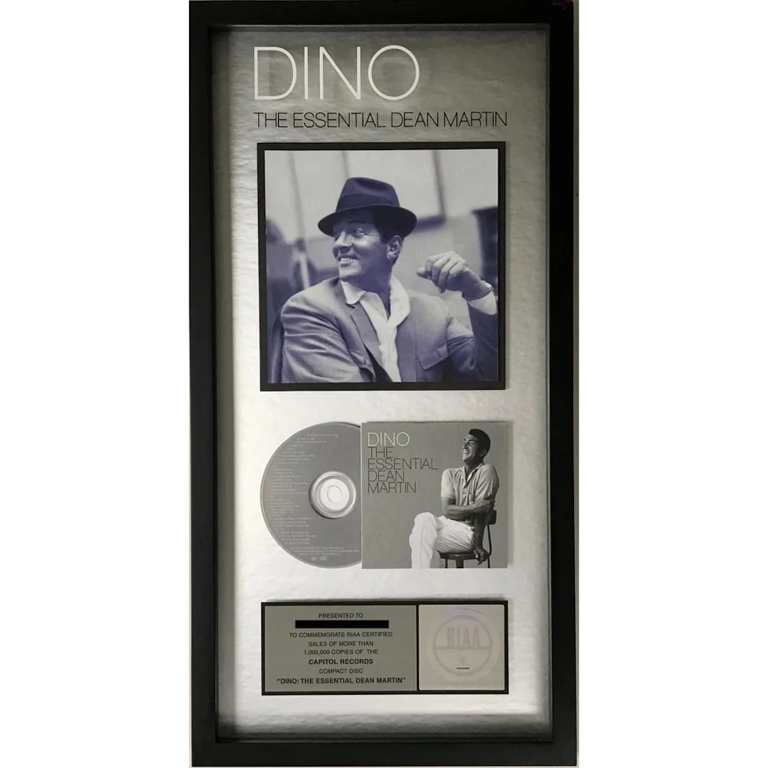 Dean Martin Dino: The Essential Dean Martin RIAA Platinum Album Award