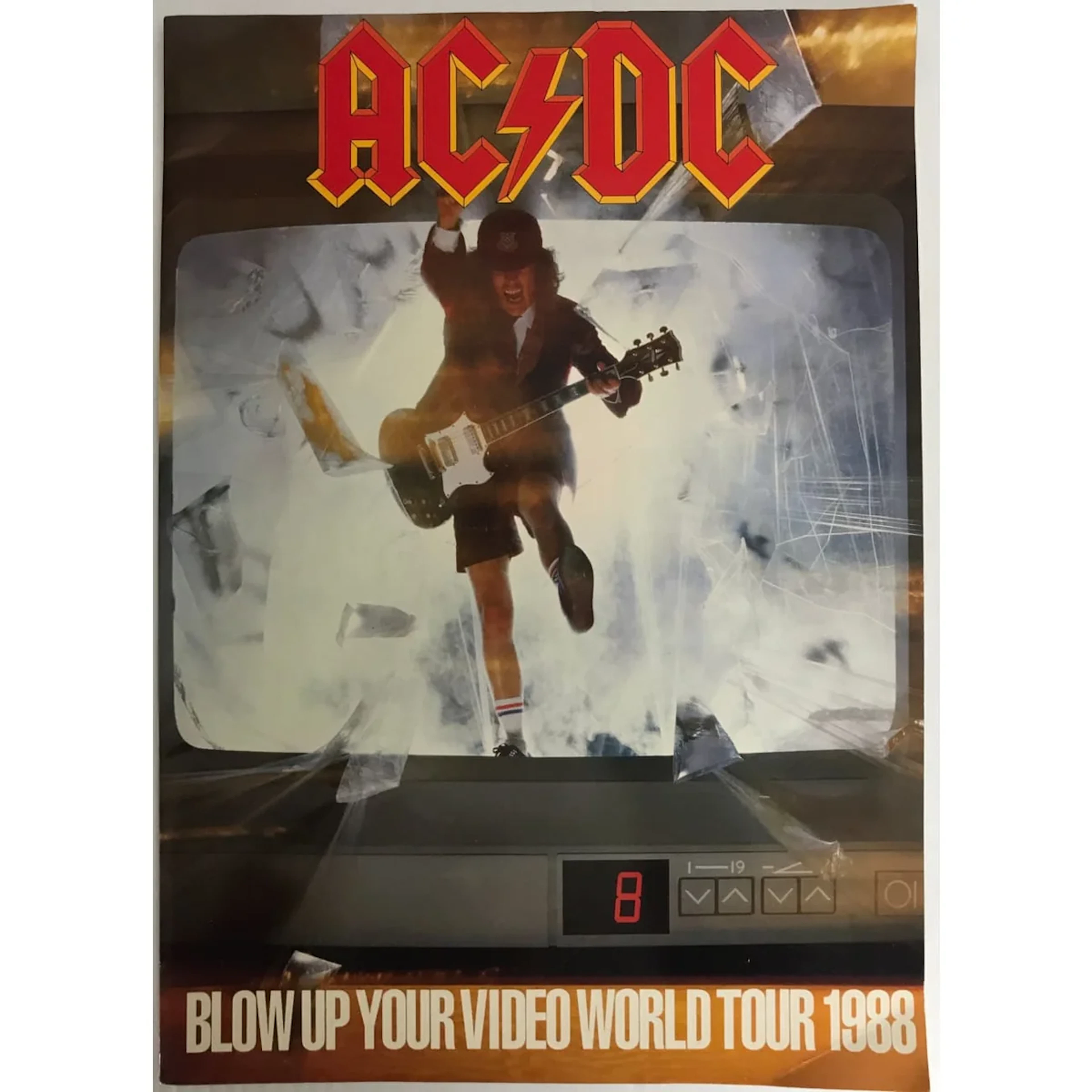 AC/DC Blow Up Your Video 1988 Concert Tour Program
