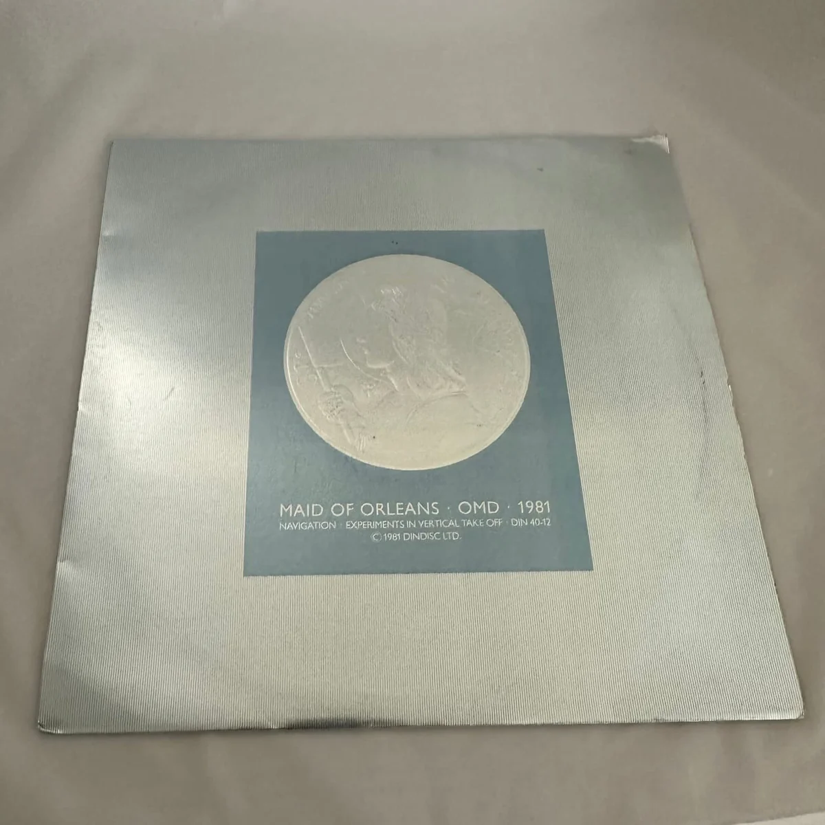 OMD "Maid of Orleans" 1981 UK Import LE Foil Coin Sleeve 12" Vinyl-45