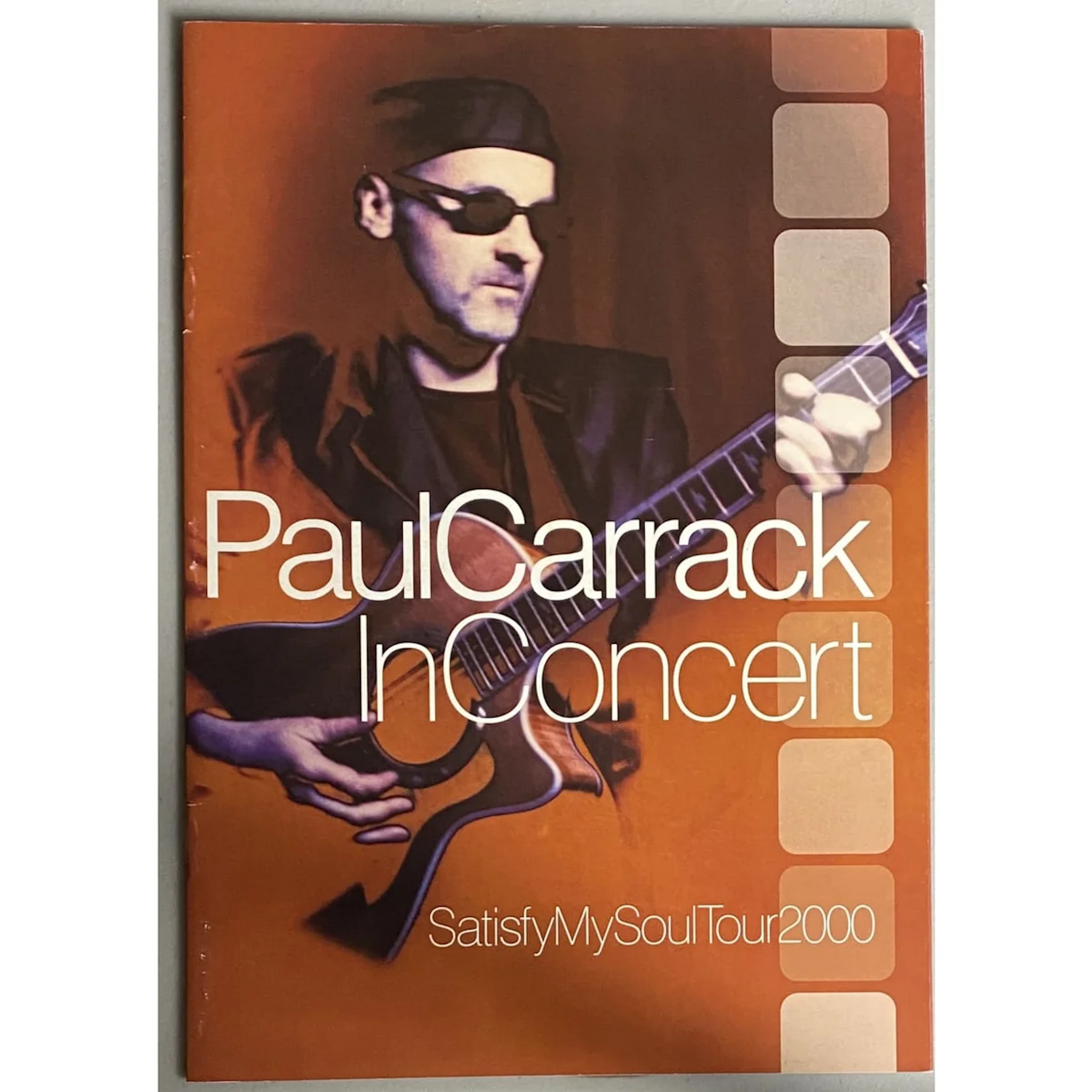 Paul Carrack 2000 Satisfy My Soul Tour Program