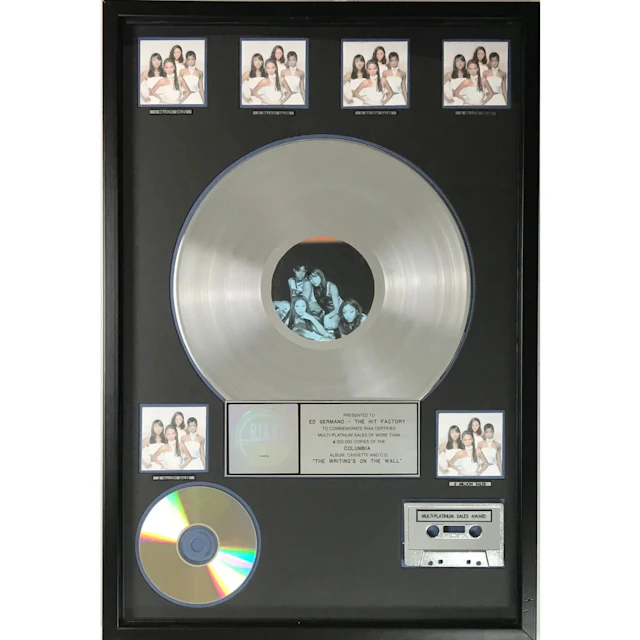 Destiny's Child The Writing's On The Wall RIAA 6x Multi-Platinum Album Award