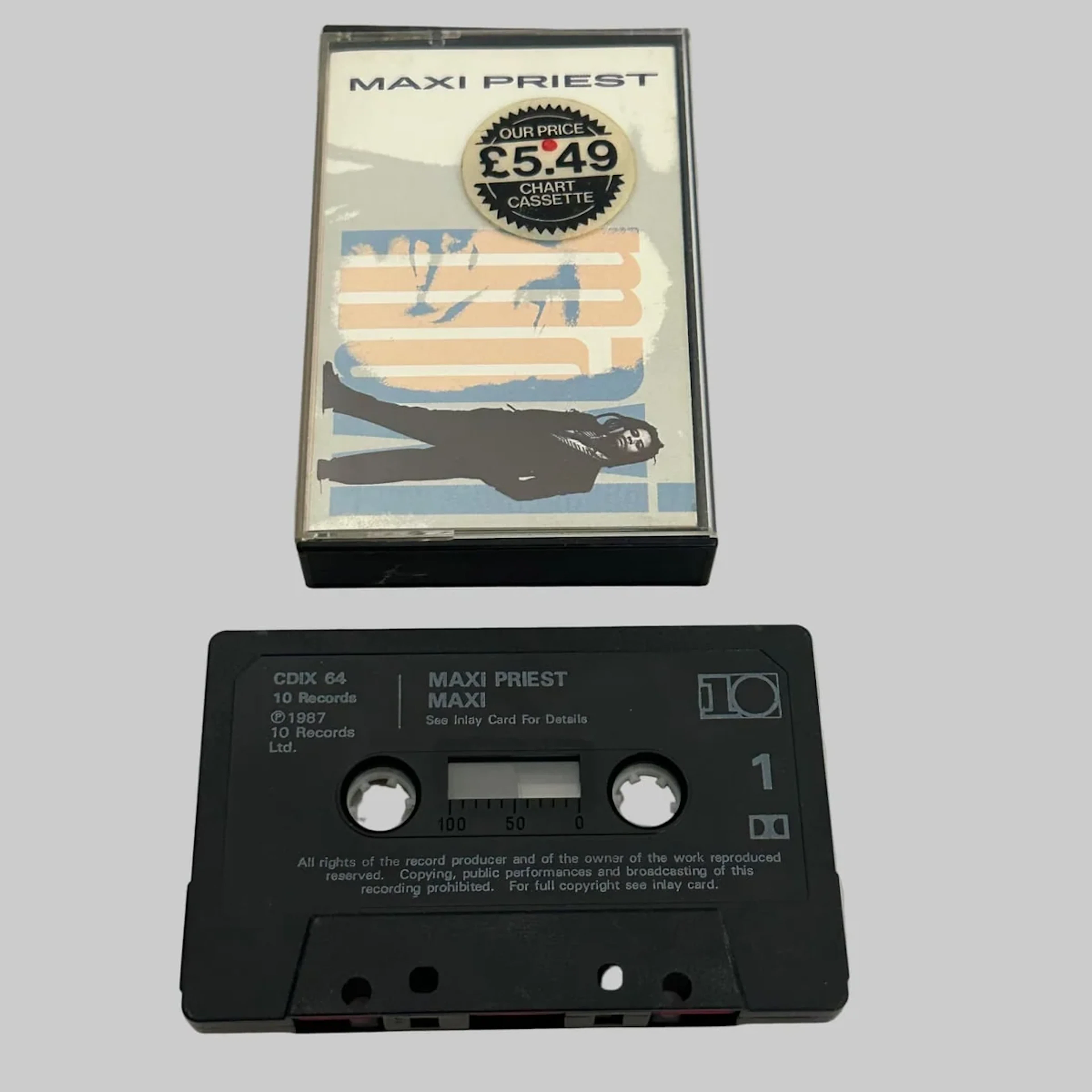 Maxi Priest Maxi (1987) UK Import Cassette CDIX64