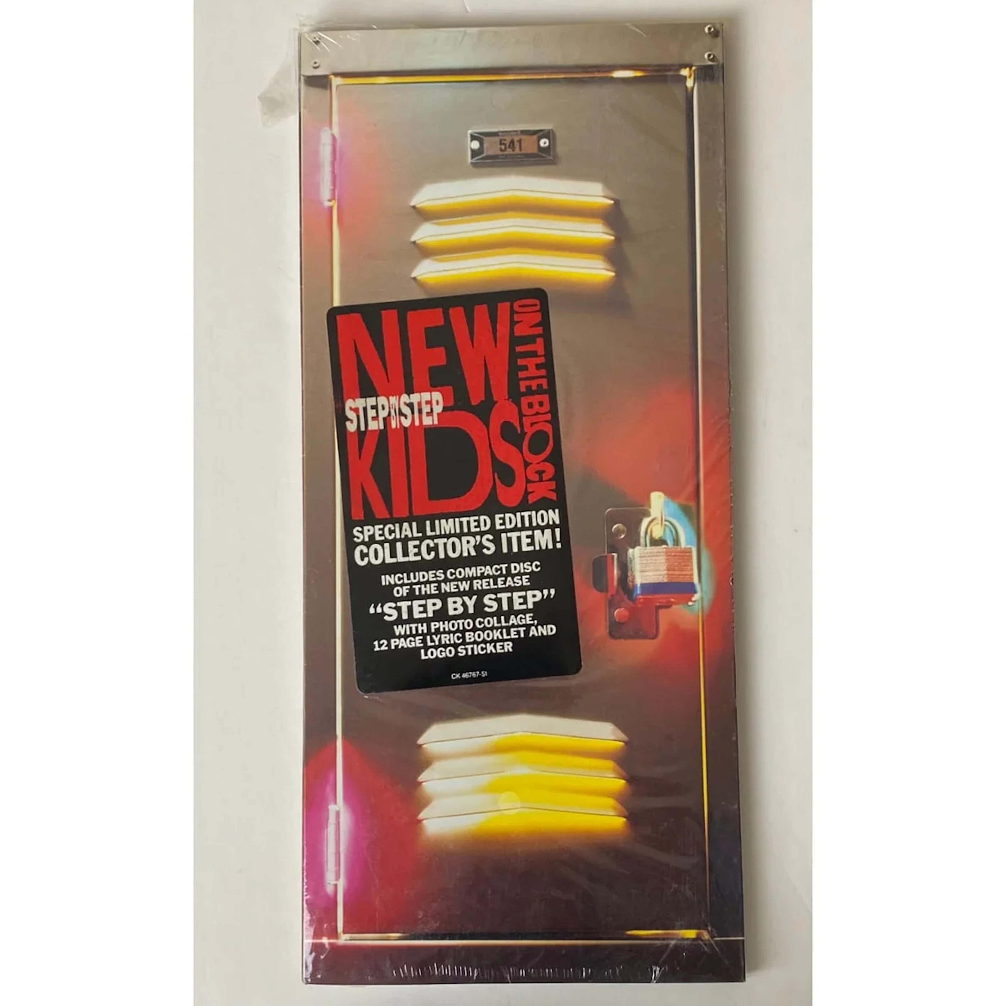 New Kids on the Block Step By Step LE Collector's CD 1990 Sealed