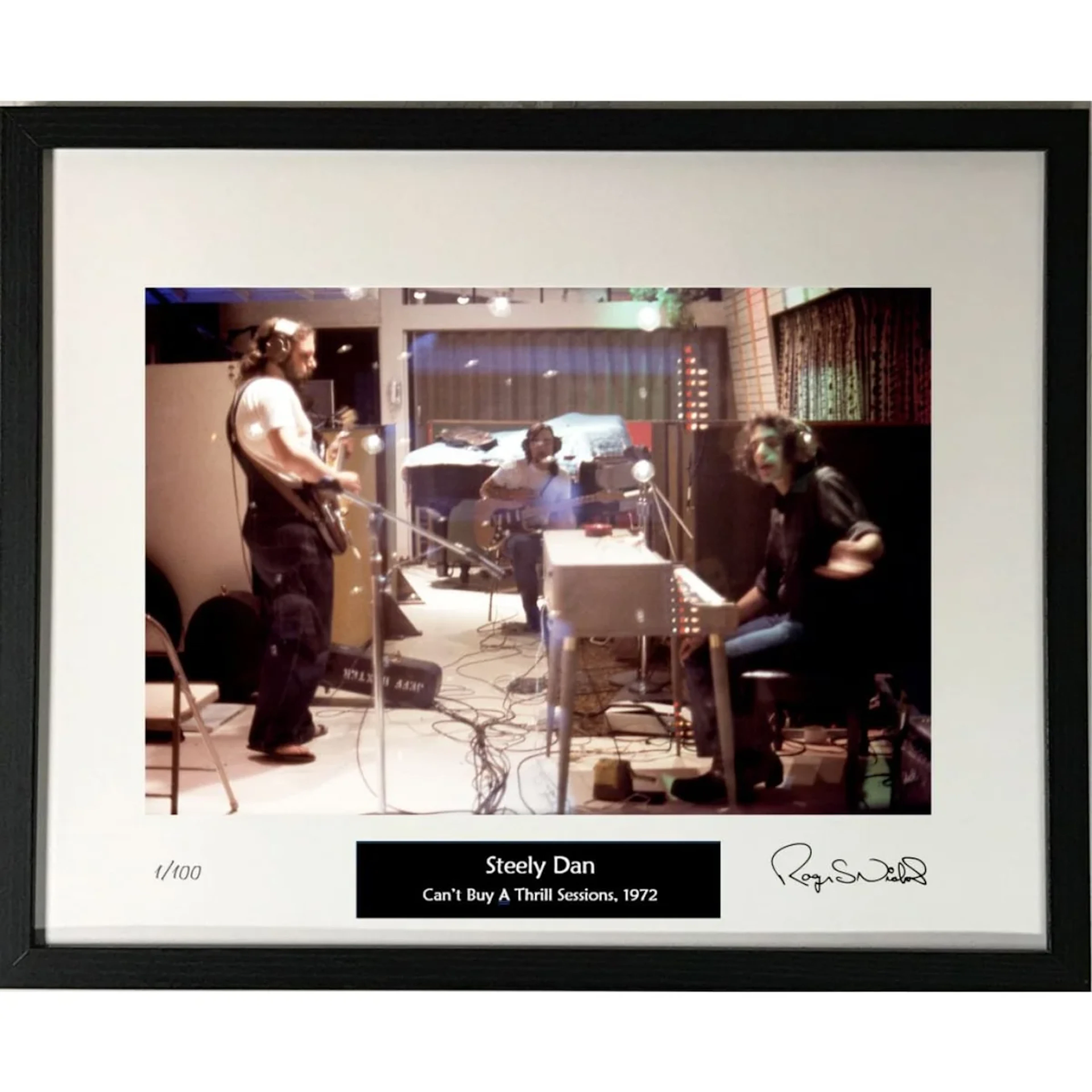 Steely Dan 1972 Can't Buy A Thrill Sessions Roger Nichols Photo -