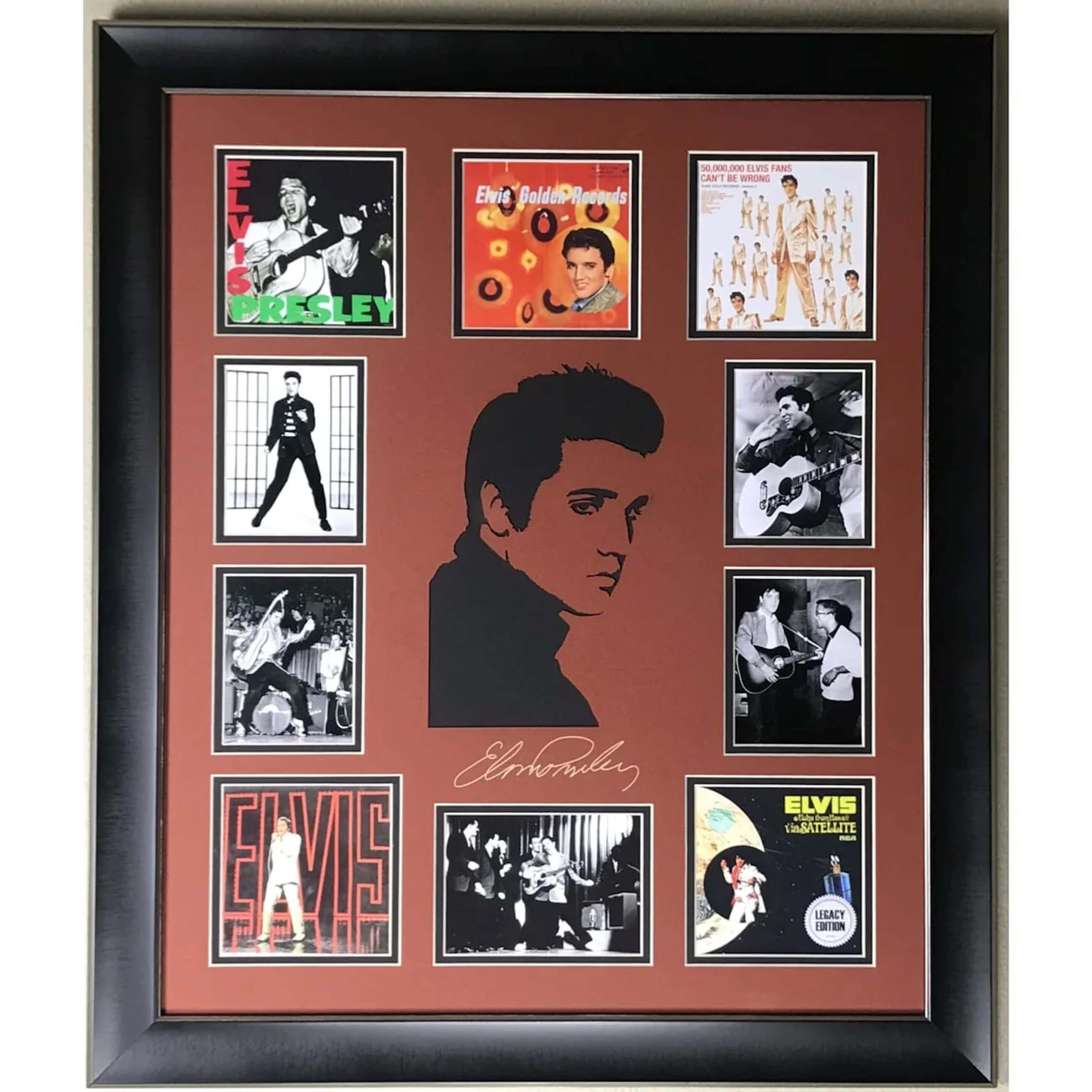 Elvis Album Covers Photo Collage