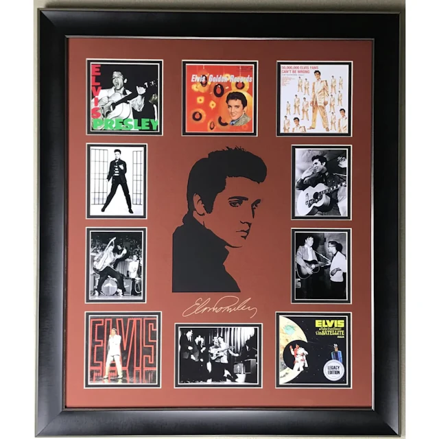 Elvis Album Covers Photo Collage