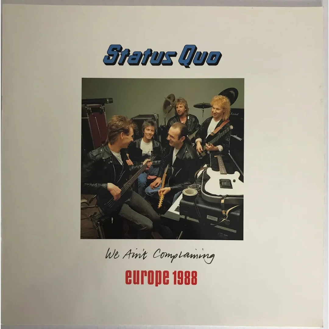 Status Quo 1988 Europe Tour Concert Program
