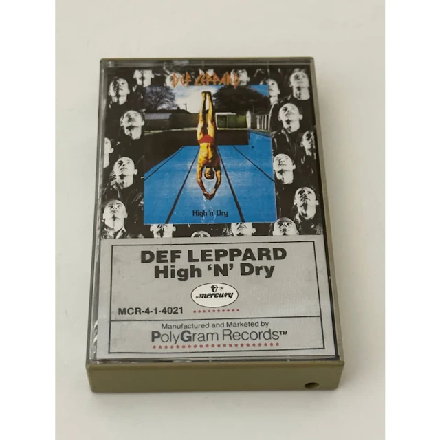 Def Leppard High 'N' Dry 1981 Cassette MCR-4-1-4021
