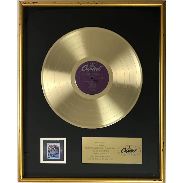 Thomas Dolby The Golden Age Of Wireless 1983 Capitol Records Award